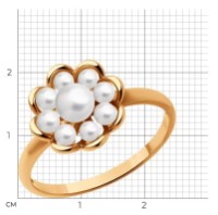 Кольцо SOLOVOV JEWELRY 92014289 s.18,5 1,84gr фото №3 — интернет-магазин Desire.md