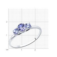 Кольцо SOLOVOV JEWELRY 92012113 s.18 1,16gr фото №2 — интернет-магазин Desire.md