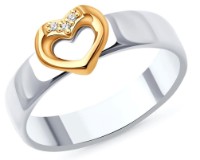 Кольцо SOLOVOV JEWELRY 87010095 s.16,5 2,81gr