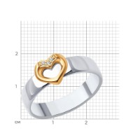 Кольцо SOLOVOV JEWELRY 87010095 s.16,5 2,81gr фото №5 — интернет-магазин Desire.md