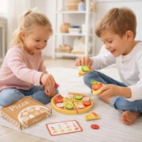 Set pentru taierea Pizza Tooky Toy (HP075) imaginea #2 — magazin online Desire.md