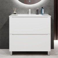 Dulap pentru lavoar Bayro Allegro 1000 Whita Matte (125445)