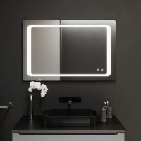 Oglindă baie Bayro Omega 1000x800 Led Touch (123808)