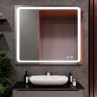 Oglindă baie Bayro Omega 800x800 Led Touch (123811)