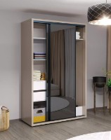 Dulap cu uşi glisante Bayro Parma Grey Stone 1400x2250x600 (608504) imaginea #2 — magazin online Desire.md