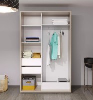 Dulap cu uşi glisante Bayro Parma Grey Stone 1400x2250x600 (608504) imaginea #3 — magazin online Desire.md