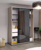 Dulap cu uşi glisante Bayro Parma Grey Stone 1600x2250x600 (608506) imaginea #2 — magazin online Desire.md