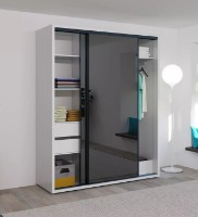 Dulap cu uşi glisante Bayro Parma White 1800x2250x600 (608507) imaginea #2 — magazin online Desire.md