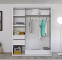 Dulap cu uşi glisante Bayro Parma White 1800x2250x600 (608507) imaginea #3 — magazin online Desire.md