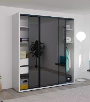 Dulap cu uşi glisante Bayro Parma White 2000x2250x600 (608511) imaginea #2 — magazin online Desire.md