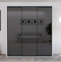 Dulap cu uşi glisante Bayro Parma White 2000x2250x600 (608511) imaginea #1 — magazin online Desire.md