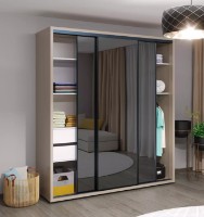 Dulap cu uşi glisante Bayro Parma Grey Stone 2000x2250x600 (608513) imaginea #2 — magazin online Desire.md