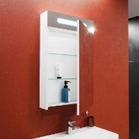 Шкаф с зеркалом Bayro Portis 500x800 Led (124454) фото №3 — интернет-магазин Desire.md