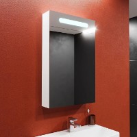 Шкаф с зеркалом Bayro Portis 500x800 Led (124454) фото №4 — интернет-магазин Desire.md