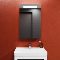 Шкаф с зеркалом Bayro Portis 500x800 Led (124454)