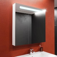 Шкаф с зеркалом Bayro Portis 800x800 Led (124457) фото №2 — интернет-магазин Desire.md