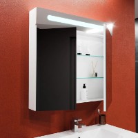 Шкаф с зеркалом Bayro Portis 900x800 Led (124458) фото №4 — интернет-магазин Desire.md