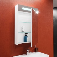 Dulap cu oglindă Bayro Portis Led 600x800 (124455) imaginea #2 — magazin online Desire.md