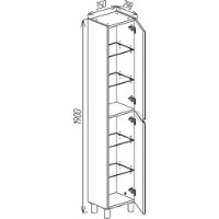 Dulap baie Bayro Santos 350x1900 (125549) imaginea #3 — magazin online Desire.md