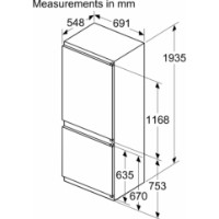 Встраиваемый холодильник Bosch KBN96NSE0 фото №4 — интернет-магазин Desire.md