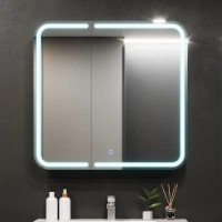 Шкаф с зеркалом Bayro Sonata 700x760 Led Touch (123137)