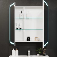 Шкаф с зеркалом Bayro Sonata 700x760 Led Touch (123137) фото №3 — интернет-магазин Desire.md