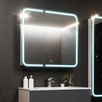 Dulap cu oglindă Bayro Sonata 900x760 Led Touch (123141) imaginea #3 — magazin online Desire.md