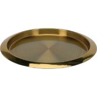 Tavă Măsuța pentru deservire EH Etched Squares D35сm Golden 26541