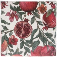 Șervețele de masă EH Гранат 16pcs 33X33сm  (17031)