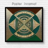 Pictură ArtShop Abstract Geometry 40x40cm (PA188-XL-L) imaginea #2 — magazin online Desire.md