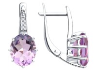 Cercei SOLOVOV JEWELRY 94-320-02054-3 3,5gr imaginea #3 — magazin online Desire.md