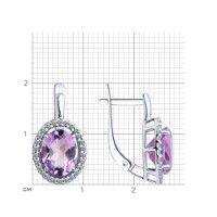 Cercei SOLOVOV JEWELRY 94-320-01999-2 3,55gr imaginea #2 — magazin online Desire.md