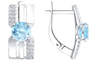 Cercei SOLOVOV JEWELRY 94-320-00794-1 3,48gr imaginea #3 — magazin online Desire.md