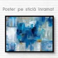 Картина ArtShop Abstract Shades Of Blue 45x30cm (PA205-XL) фото №2 — интернет-магазин Desire.md