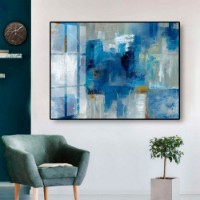 Картина ArtShop Abstract Shades Of Blue 90x60cm (PA205)