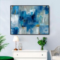 Картина ArtShop Abstract Shades Of Blue 60x40cm (PA205-L-L)