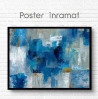 Картина ArtShop Abstract Shades Of Blue 90x60cm (PA205-LL) фото №2 — интернет-магазин Desire.md