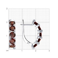 Cercei SOLOVOV JEWELRY 94-320-00346-2 3,37gr imaginea #2 — magazin online Desire.md