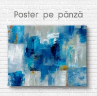 Pictură ArtShop Abstract Shades Of Blue 90x60cm (PA205-P-L) imaginea #2 — magazin online Desire.md