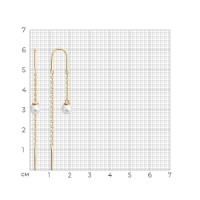 Серьги SOLOVOV JEWELRY 93-323-01495-2 1,41gr фото №2 — интернет-магазин Desire.md