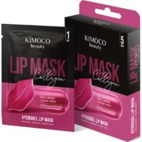 Mască pentru buze Kimoco Hydrogel Lip Mask Collagen & Aloe 5pcs