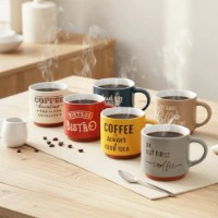 Set căni Siaki Coffee Time 6pcs 260ml (36413) imaginea #2 — magazin online Desire.md