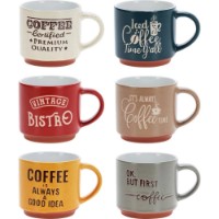 Set căni Siaki Coffee Time 6pcs 260ml (36413)