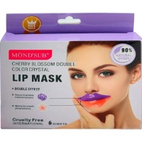 Mască pentru buze Mond'Sub Cherry Blossom Double Color Crystal 6pcs