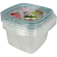 Set Containere alimentare Snips Quadro 3x1l (56430)