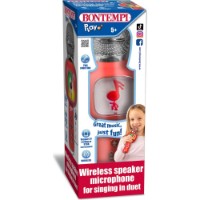 Microfon Bontempi Wireless Speaker Microphone TWS Function (485110) imaginea #2 — magazin online Desire.md