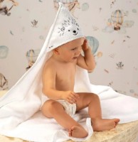 Prosop pentru copii Akuku Hedgehog White 100x100cm (A0661) imaginea #4 — magazin online Desire.md