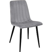 Scaun Deco DC-90P N14 Catifea Light Grey