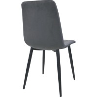 Стул Deco DC-90P N21 Catifea Dark Grey фото №2 — интернет-магазин Desire.md