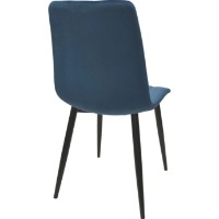 Scaun Deco DC-90P N63 Catifea Dark Blue imaginea #2 — magazin online Desire.md